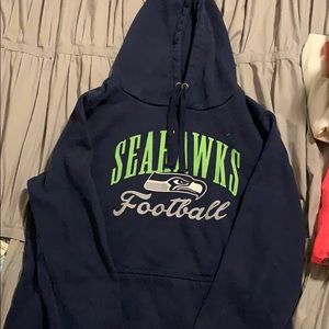 Navy blue Seahawks hoodie